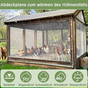 Bâche en PVC transparente super résistante aux intempéries <span class=keywords><strong>pour</strong></span> tente, serre, <span class=keywords><strong>pergola</strong></span> - Product Image 4