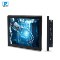 PC industriel embarqué RCOMPT personnalisable de 10 pouces pour extérieur, écran tactile capacitif 10 points, design tout-en-un à cadre ouvert