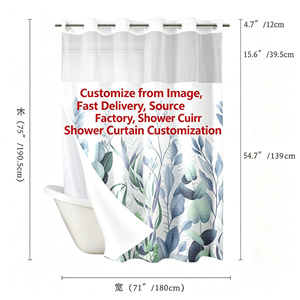 <span class=keywords><strong>Rideau</strong></span> <span class=keywords><strong>de</strong></span> <span class=keywords><strong>douche</strong></span> imperméable en polyester à <span class=keywords><strong>motif</strong></span> étoile <span class=keywords><strong>de</strong></span> mer <span class=keywords><strong>de</strong></span> dessin animé mignon pour l'été, avec voilage intégré, sans crochets, double couche, pour la décoration <span class=keywords><strong>de</strong></span> salle <span class=keywords><strong>de</strong></span> bain - Product Image 6
