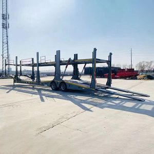 New Light-Duty 6-8 Axle Double-Axle Automatic Transmission Diesel Car Carrier Semi-<b>Trailer</b> 10T Shandong - Product Image 4