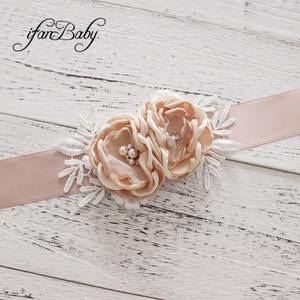 <span class=keywords><strong>Cintura</strong></span> nuziale da <span class=keywords><strong>donna</strong></span> <span class=keywords><strong>Beige</strong></span>/avorio <span class=keywords><strong>cintura</strong></span> a fascia con fiori da ragazza elegante <span class=keywords><strong>cintura</strong></span> in plastica e PU - Product Image 1