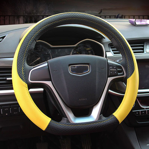 Cubierta de cuero genuino para <span class=keywords><strong>volante</strong></span>, diseño nuevo <span class=keywords><strong>tipo</strong></span> <span class=keywords><strong>D</strong></span>, fábrica - Product Image 5