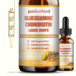 Oem <span class=keywords><strong>glucosamine</strong></span> chondroitin טיפות נוזל msm תוספת תמיכה משותפת לנשים וגברים עם גלוקוזאמין סולפט chondroitin - Product Image 1