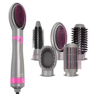 2020 5 in 1 Professional One-step Hair Dryer & Volumizer Spin Brush tangle Comb Hair Brush