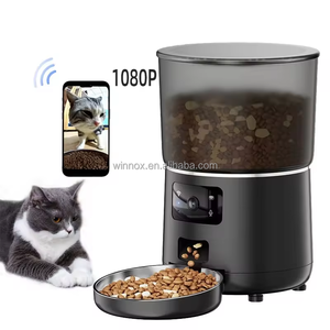 Vật Nuôi Cung Cấp Trang Web Rouded Thông Minh Trung Chuyển Tuya Ứng Dụng Mèo Thực Phẩm Dispenser Bát Thời Gian Cho Ăn Vật Nuôi Trung Chuyển Dropshipping Với Wifi Máy Ảnh - Product Image 1