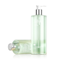 Bouteille de shampoing PET en matériau recyclable 500ml 30% PCR avec pompe