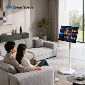 32 Inch Moveable <b>Smart</b> Screen Portable <b>TV</b> with Wheels Rechargeable Battery <b>Smart</b> Android <b>TV</b> Touch Monitor for Exhibition - Product Image 2