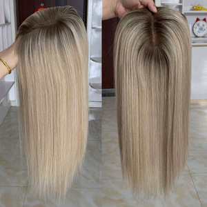 Nieuwe Aanwinst 5x5 Europees Maagdelijk Menselijk Haar Topper Voor Vrouwen Mono Base Closure Toupet Voor Vrouwen Met Rechte Stijlen 150% Dichtheid - Product Image 3