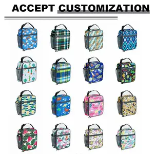 Waterproof Storage Container Expandable Kid Lunch Bag For School Kids