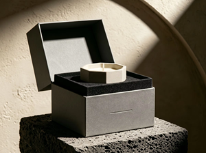 Candela Profumata in Cera di Soia con Etichetta Privata, Ceramica Esagonale Macchiettata, Logo Personalizzato, Fragranza di Lusso per la Casa, Regalo di San Valentino, Decorazione - Product Image 6