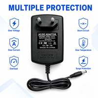 Adaptateur secteur haute efficacité 12W 12V 1A certifié EMC FCC, production personnalisée, pour lampe de bureau et éclairage