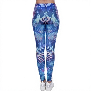 XCITE SPORTS High Quality Custom Printed Seamless High Waist <b>Leggings</b> <b>Women</b> Sublimation Printed Yoga Tights Spandex/Polyester UV - Product Image 3