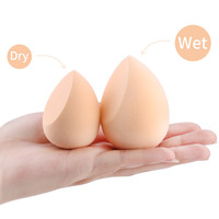 Fabricant de beauté à la mode produits de soins de la peau outil de maquillage en velours Super doux pour les femmes éponge de maquillage bouffée cosmétique gratuite