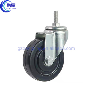 <span class=keywords><strong>Roulette</strong></span> à <span class=keywords><strong>roulette</strong></span> de haute qualité ESD, fabricants, <span class=keywords><strong>roulette</strong></span> en caoutchouc noir, 75mm, compensés antistatiques, pivots sans serrure - Product Image 5