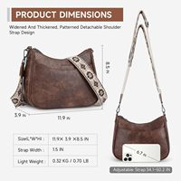 Sac à bandoulière tendance en PU à motif floral avec fermeture éclair, sangle réglable unique, sac à main d'été pour femme, couleur bonbon