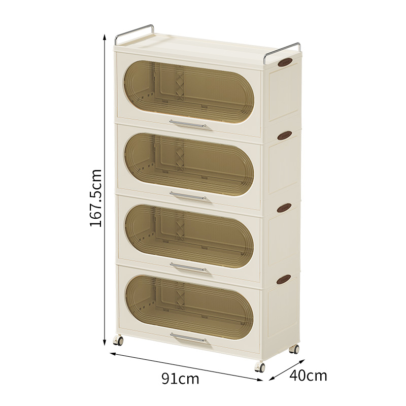 Modern Design Home Plastics Storage Cabinet