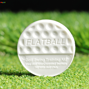 Golf <span class=keywords><strong>Fitball</strong></span> -- <span class=keywords><strong>Bola</strong></span> plana para entrenamiento de swing Golf Flatball Training Aid OEM ODM Fabricante de suministros de fábrica Balón de entrenamiento de swing - Product Image 2