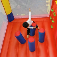 Château gonflable pour usage domestique YARD, trampoline gonflable avec toboggan