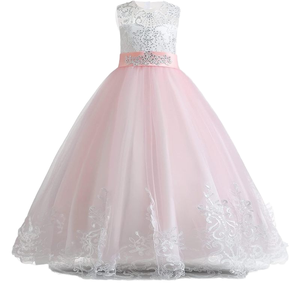 2023 estate lungo <span class=keywords><strong>damigella</strong></span> d'onore <span class=keywords><strong>bambina</strong></span> <span class=keywords><strong>bambina</strong></span> principessa festa abito da sposa 3 10 14 anni corte - Product Image 3