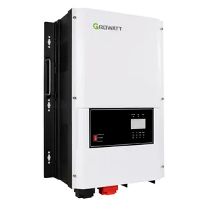 Monofásico Para Trifásico Growatt SPF 4000 ~ 12000T DVM MPV 12KW Fora da grade Solar Inversor Com Baixa Frequência