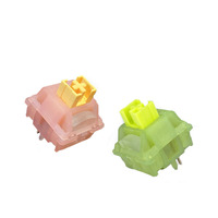 Interrupteurs Outemu Silent Peach V3 et Silent Lemon V3 pour clavier mécanique, linéaires et tactiles, 5 broches, Hot Swap, PA66, pré-lubrifiés