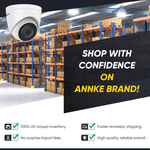 กล้องวงจรปิด ANNKE C1200 4K 12MP สำหรับภายนอกอาคาร รองรับ PoE ตรวจจับคนและยานพาหนะ ไฟไฮบริดอัจฉริยะ มองเห็นสีในเวลากลางคืน ระบบเน็ตเวิร์ค 12MP IP - Product Image 5