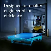 Niveleur de quai encastré 8T 10T 12T 15T Rampe de chargement hydraulique pour équipement de levage de camions