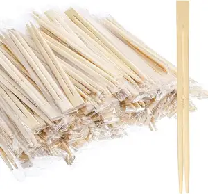现代设计可定制一次性竹筷子库存定制圆形可重复使用筷子