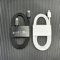 Kabel Data Pengisian Daya Tipe C ke Tipe-C 25W 3A Kualitas Original Kabel Data Pengisian Cepat untuk Ponsel Samsung S21 S20 Note 10