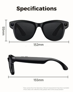 Gafas Inteligentes M02 con IA, Cámara de 8MP, Fotos, Video, Traducción por IA, ChatGPT, Llamadas por Bluetooth, Música, Resistencia al Agua IPX-5, Carga Inversa - Product Image 2