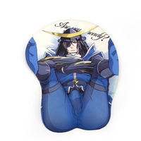 Tapis de souris ergonomique personnalisé imprimé avec motif d'anime, fabricant de Guangzhou, repose-poignet, tapis de souris