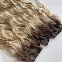 Ekstensi Rambut Haiyi 2026 Tipis Tak Terlihat Anti Kusut & Rontok Double Drawn Genius Weft Raw Cuticle-Alignment Pengiriman Cepat
