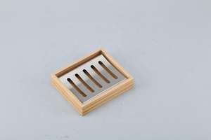 Accessoires de salle de bains en bois <span class=keywords><strong>distributeur</strong></span> de savon porte-savon porte-gobelet porte-rouleau de <span class=keywords><strong>papier</strong></span> toilette pour hôtel maison salle de bains - Product Image 4