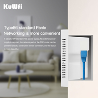 Routeur WiFi6 AP+AC Mural à Contrôle Centralisé, Passerelle d'Accès Intelligente pour Couverture WiFi Intérieure
