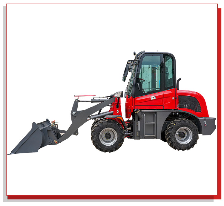 China Brand Mini Log Skidder ZL08F - 0.8 Ton Wheel Shovel