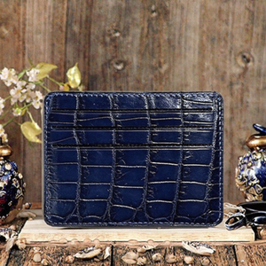 Custom Logo RFID Blocking Vintage Card Holder <b>Slim</b> Credit Card <b>Wallet</b> for <b>Men</b> - Product Image 2