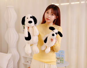 Haute qualité joli cadeau personnalisé animaux en peluche jouets chiens en peluche multi couleurs doux en peluche mignon chien en peluche chien jouets pour chiens - Product Image 4