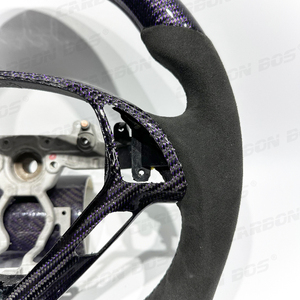 Expédition rapide depuis l'entrepôt américain. Livraison sous 7 jours. Volant en fibre de carbone personnalisé avec garniture intérieure pour <span class=keywords><strong>Infiniti</strong></span> <span class=keywords><strong>G37</strong></span> - Product Image 3