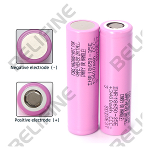 18650バッテリー 3500mAh Inr 18650 35E 3.7V 充電式リチウムイオン電池 18650バッテリー 3500mAh 懐中電灯用強力フラッシュライト - Product Image 5