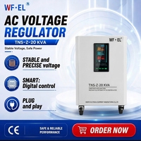 Régulateurs/Stabilisateurs de tension automatiques triphasés AC WF.EL 20KVA SVC avec interface tactile, haute efficacité 0.98, usage domestique