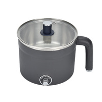 Mini marmite électrique, cuiseur électrique de 1,2 l, cuiseur rapide de nouilles adapté aux nouilles, aux œufs, à la soupe, au riz