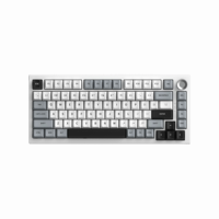 Nouveau clavier de jeu mécanique sans fil RGB 2,4 GHz à 82 touches, 75 %, avec interrupteurs rouges, USB Type-C pour PC portable, clavier anglais avec bouton multimédia