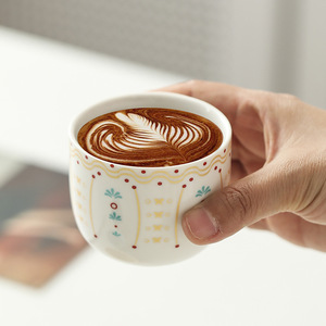 Wholesale 165ML Creative Ceramic Coffee <b>Cups</b> Hand-held Rich-aroma <b>Cups</b> Simple Household Souvenir Tea <b>Cups</b> - Product Image 4