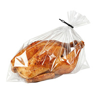 Sacs de cuisson en plastique PET transparents sur mesure de grande taille pour dinde, sacs de cuisson transparents en plastique pour la cuisson
