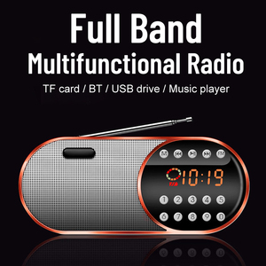 Xách tay <span class=keywords><strong>mini</strong></span> FM Đài phát thanh 5.0 loa TF <span class=keywords><strong>USB</strong></span> LED Đèn Pin MP3 Máy nghe nhạc - Product Image 3