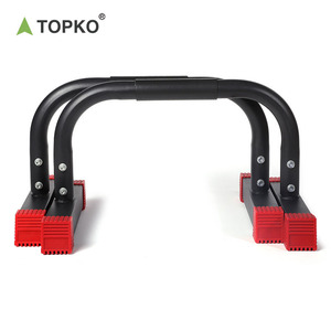 Barras Paralelas de Acero al Carbono para Entrenamiento Profesional de Parada de Manos, con Cubiertas Rojas para los Pies, Estructura Resistente, para Gimnasio y Fuerza - Product Image 5
