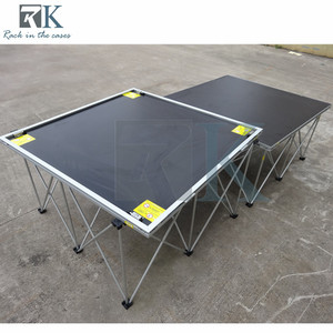 4x4ft concert stage Event DJ stage Portable aluminum stage Drum stage riser Portable stage platform - Product Image 2