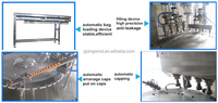 Machine d'emballage rotative automatique de sachets debout de lait de soja avec bec verseur pour remplissage et capsulage