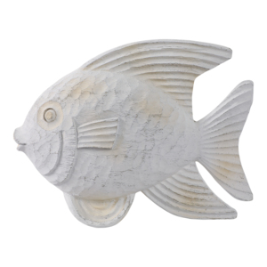 Escultura de pez de resina, decoración de pared, figurita contemporánea para el hogar, oficina, baño - Product Image 1