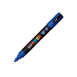UNIPOSCA - Rotulador de Punta Mediana, Azul - Product Image 1